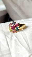 18kt Tourmaline & Gemstone Ring