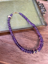 Graduated Amethyst Zen Gem Chain