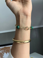 “Path Finder” 14k Malachite Bracelet