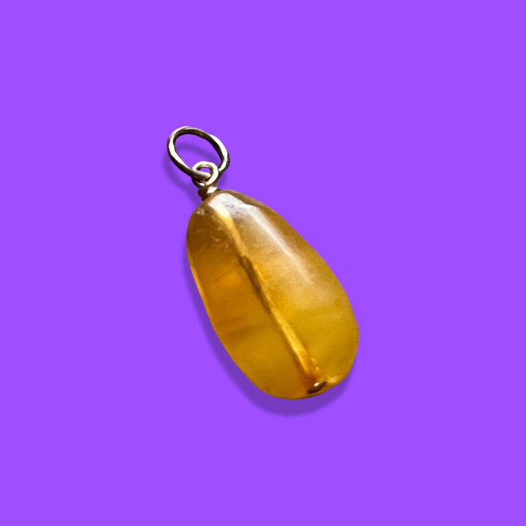 Amber Zen Gem Charm