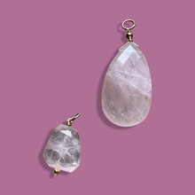 Rose Quartz Zen Gem Charms