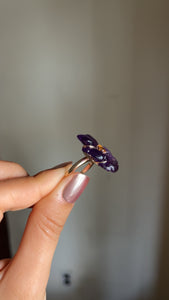 14k “African Violet” Ring in Amethyst