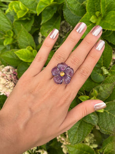 14k “African Violet” Ring in Amethyst