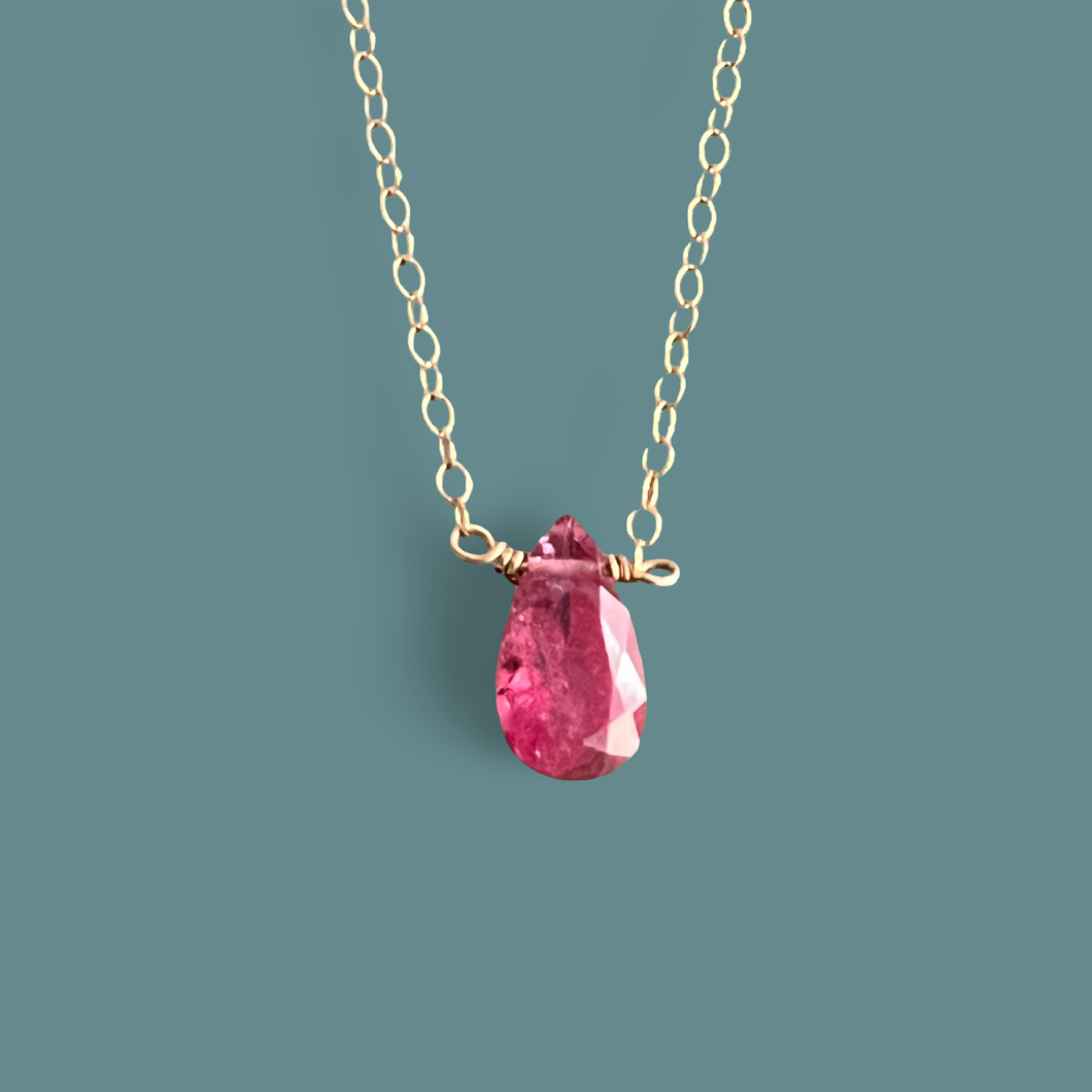 “Gem Drift” Tourmaline Necklace