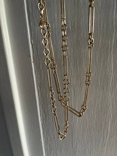 14k Gold Mixed Link Chain