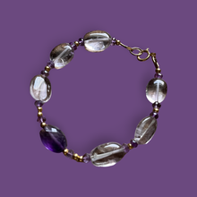“Grounded” Amethyst Zen Gem Bracelet
