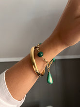 “Path Finder” 14k Malachite Bracelet