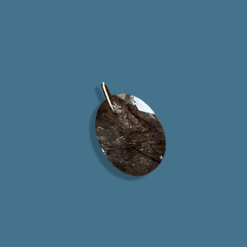 Tourmaline in Quartz Zen Gem Charm