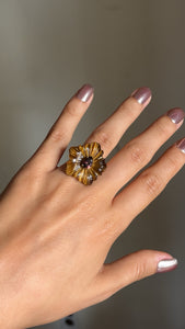 14k “Tiger Lily” ring in Tigers Eye