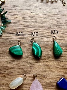 Malachite Zen Gem Charms