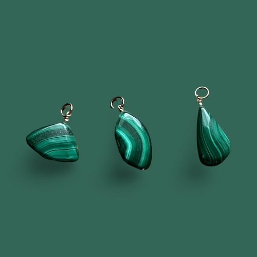 Malachite Zen Gem Charms