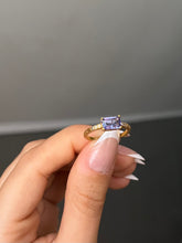 14k Tanzanite & Diamond ring