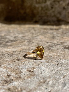 Honey Tourmaline Ring