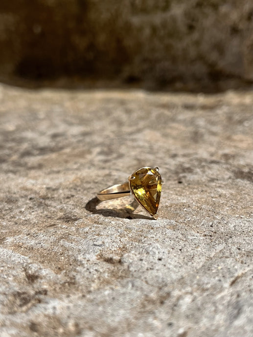Honey Tourmaline Ring