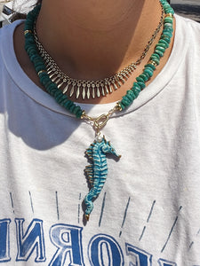 “Egyptian Queen” 14k Collar Necklace