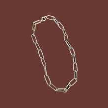 14k Gold Oval Textured Link