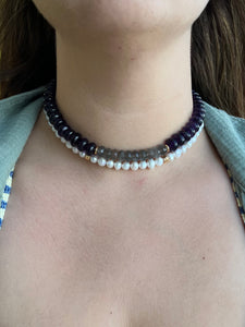 14k Gold Fill White Pearl “Goddess” Necklace