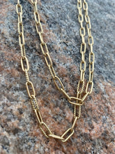 14KYG Paperclip Rope chain