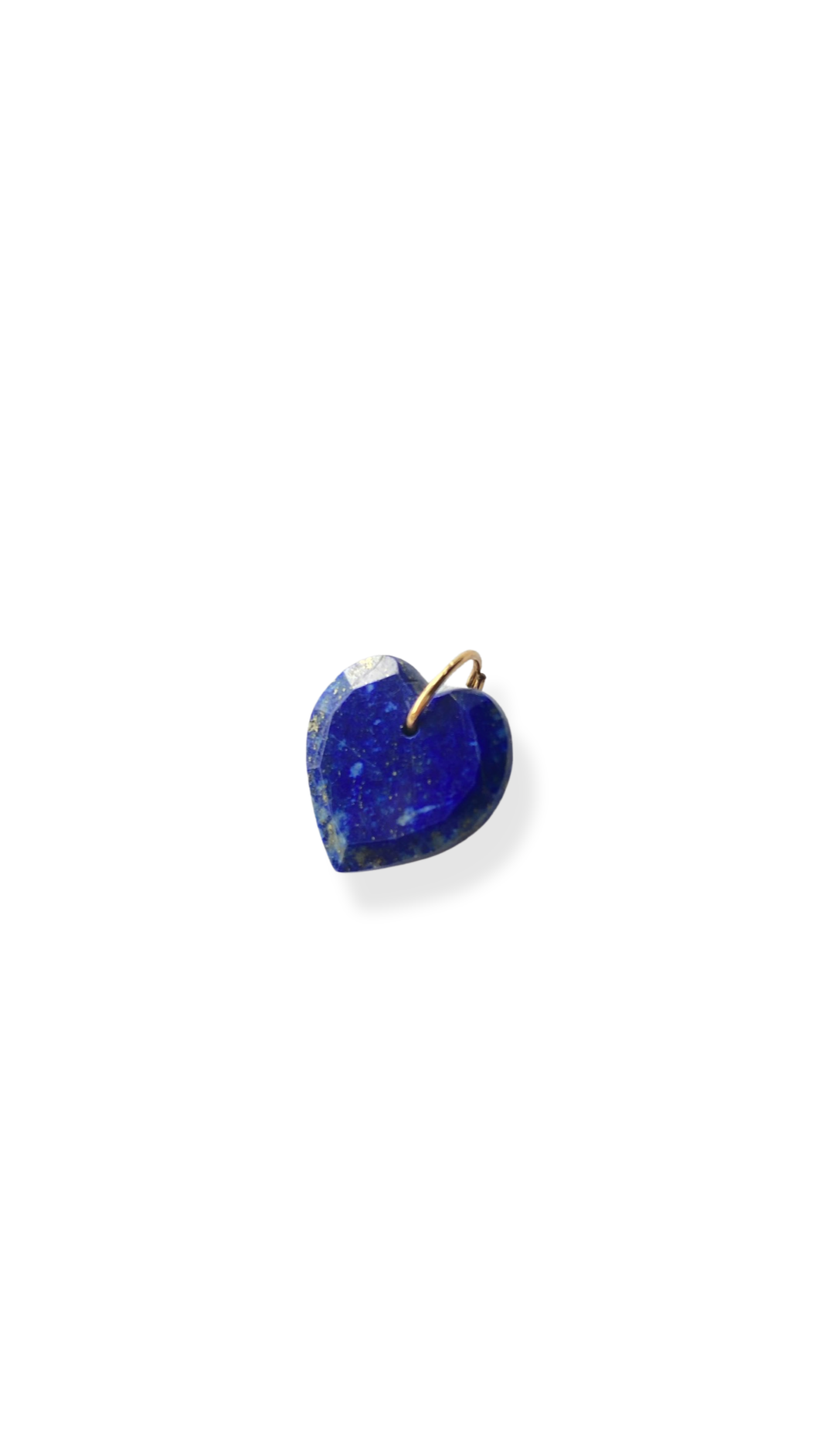Lapis Lazuli Heart Charm